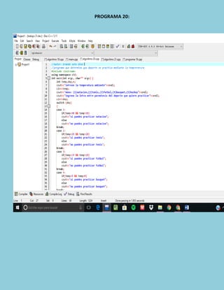 PROGRAMA 20:
 