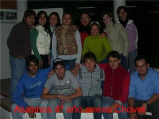Alumnos 4º año anexo Chovet 