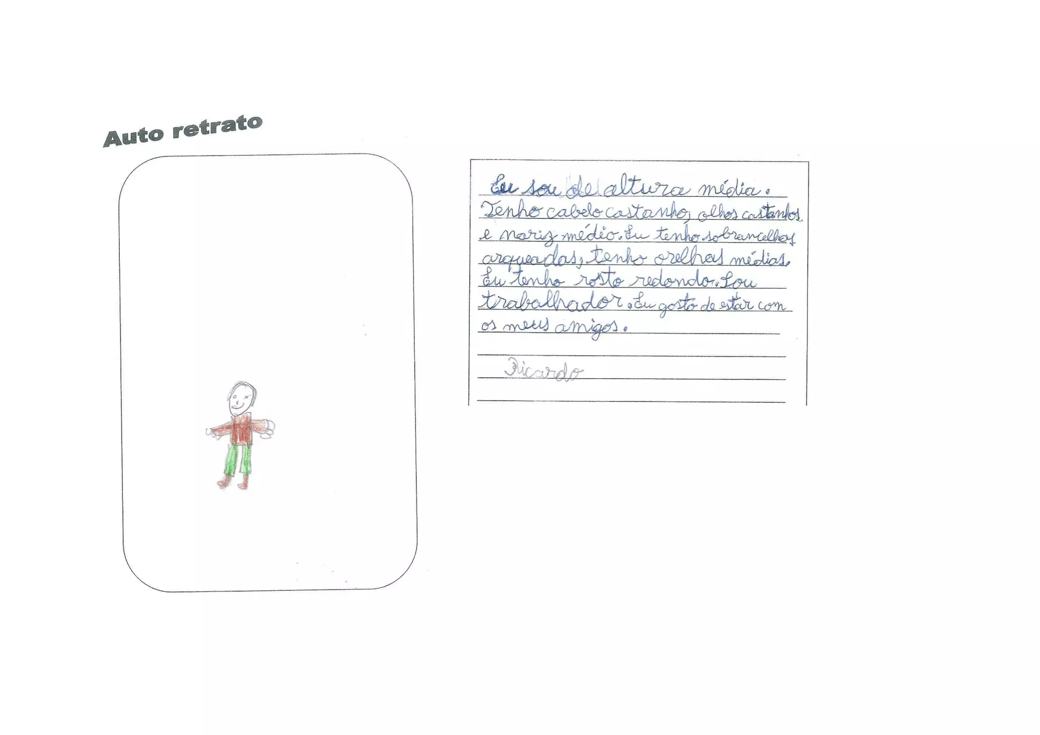 Alunos auto retrato