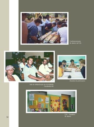 Reunião de professores
50
Confraternização
de alunos da EJA
51
EJA - Trabalhos
de alunos
Sala de alfabetização do AJA-BAHIA
Ourolândia-BA
 