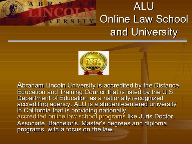 Will online law schools be accredited