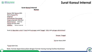 Alur KI(KONSUL INTERNAL) dan RI (RUJUK INTERNAL)BPJS KESEHATAN | PDF