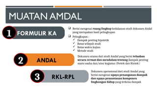 Matriks Rkl Rpl Amdal Bahan Presentasi Alur Studi AMDAL RSUD.pptx
