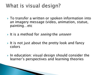 Visual design | PPT