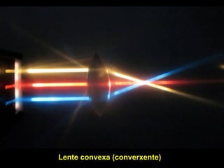 Lente convexa (converxente)
 