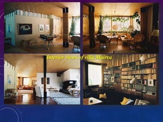 Interior views of villa Mairea
 
