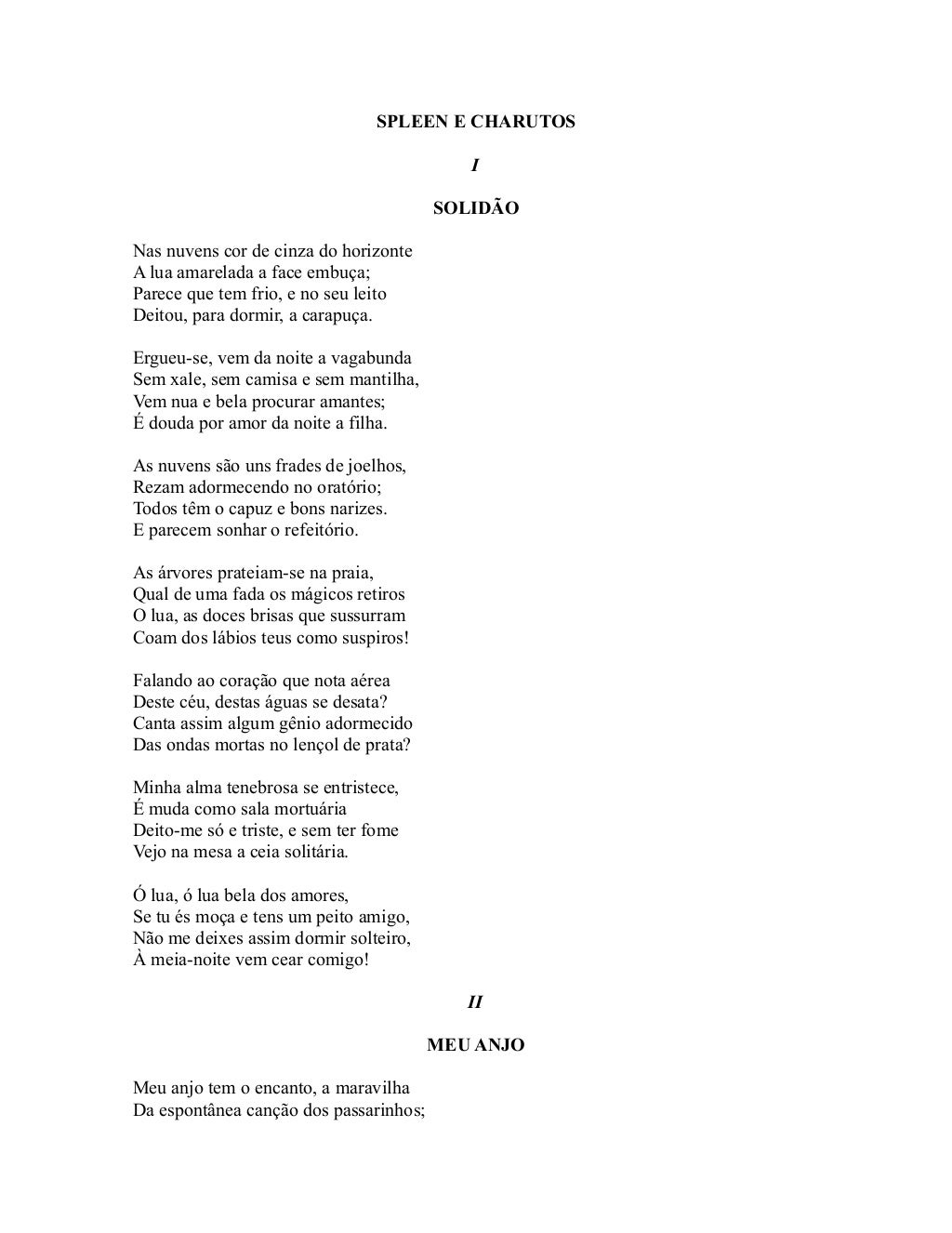 Alvares De Azevedo Poemas De Amor Não Correspondido