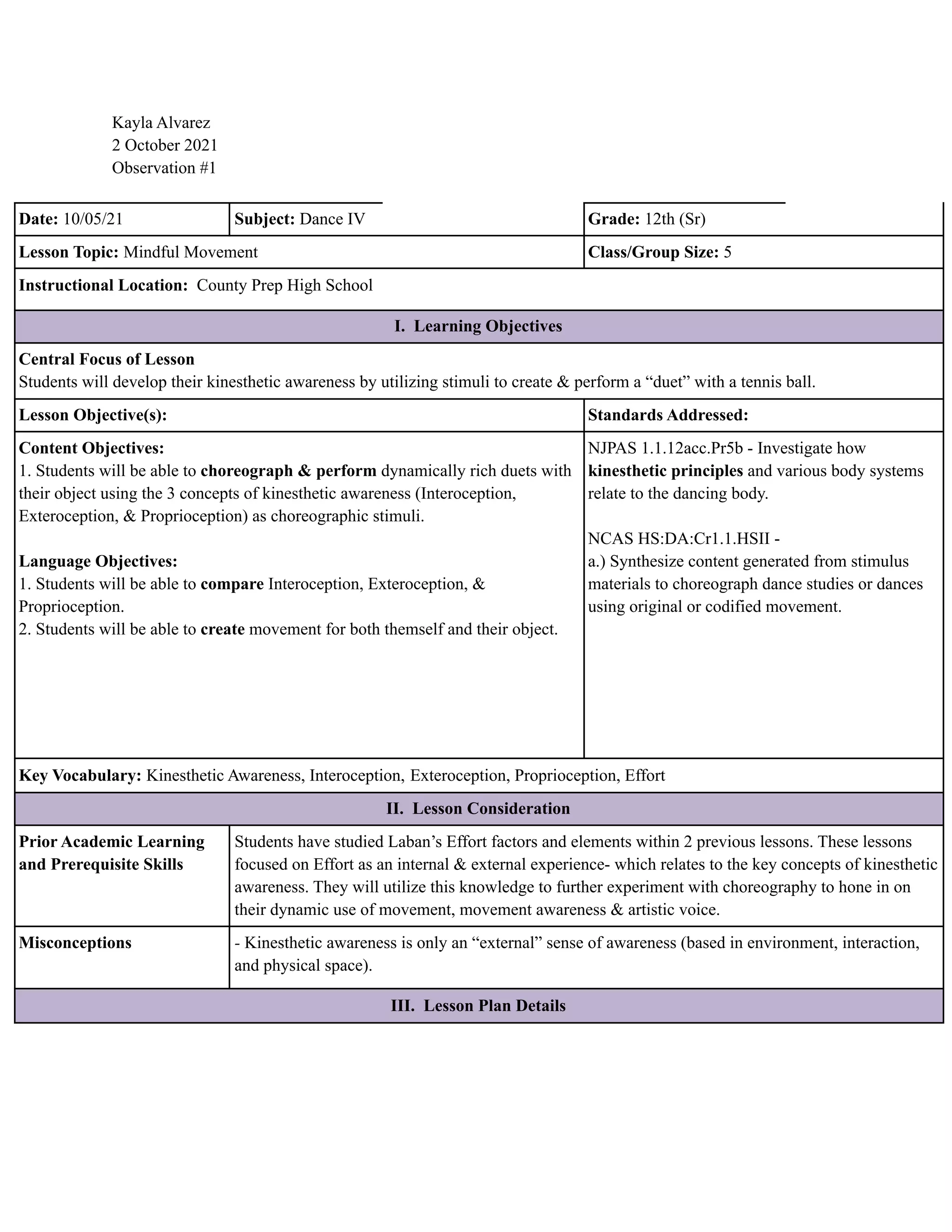 Interoception, Exteroception, & Proprioception | PDF