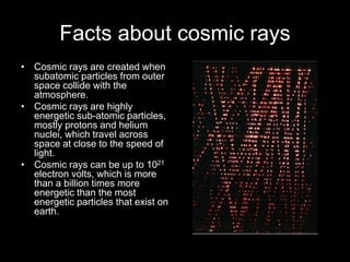 cosmic ray - alvarez - pyramids exams.ppt
