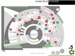 ALVAREZ 3701-0850|2016| 92
o5
INSTALACIONPLANO DE EVACUACION
 