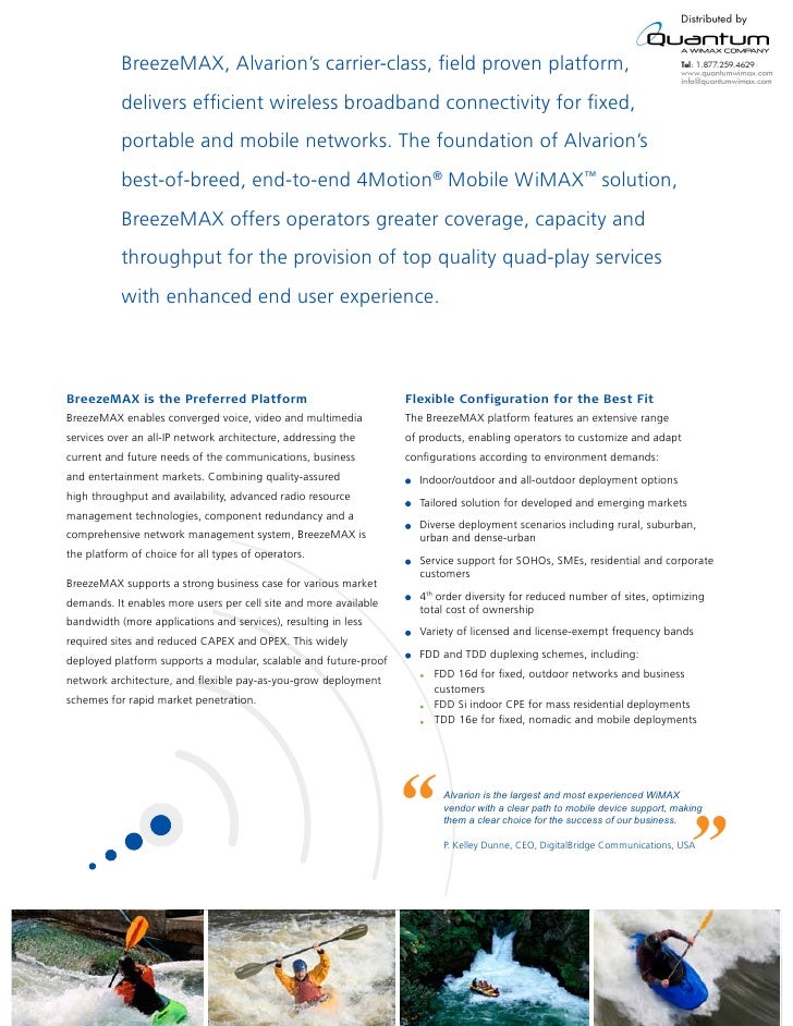 Alvarion Breeze Max Presentation