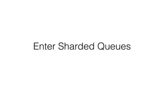 Enter Sharded Queues 
 