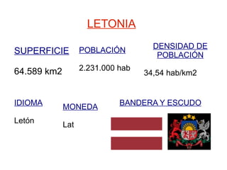 ALEMANIA SUPERFICIE 357.104,07 KM2 POBLACIÓN 82.604.000 hab DENSIDAD DE POBLACIÓN 230 hab/km2 IDIOMA Alemán MONEDA Euro BANDERA Y ESCUDO 