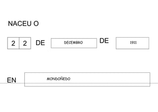 NACEU O

2    2   DE         DECEMBRO   DE   1911




              MONDOÑEDO
EN
 