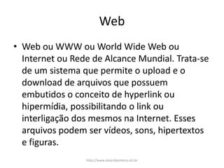 Introdução A Tecnologias Web | PPT