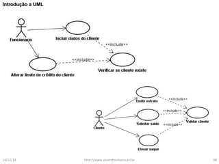IInnttrroodduuççããoo aa UUMMLL 
14/12/14 http://www.alvarofpinheiro.eti.br 98 
 