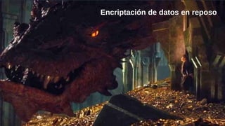 Encriptación de datos en reposo
 