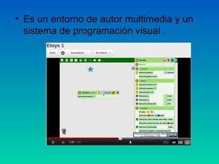 • Es un entorno de autor multimedia y un
  sistema de programación visual .
 