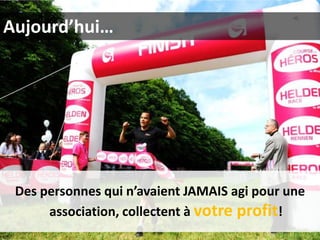 Aujourd’hui…

Des personnes qui n’avaient JAMAIS agi pour une
association, collectent à votre profit!

 