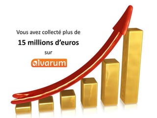 Vous avez collecté plus de

15 millions d’euros
sur

 