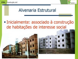 IFRN – Construção civil
 