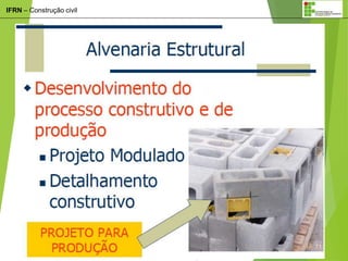 IFRN – Construção civil
 