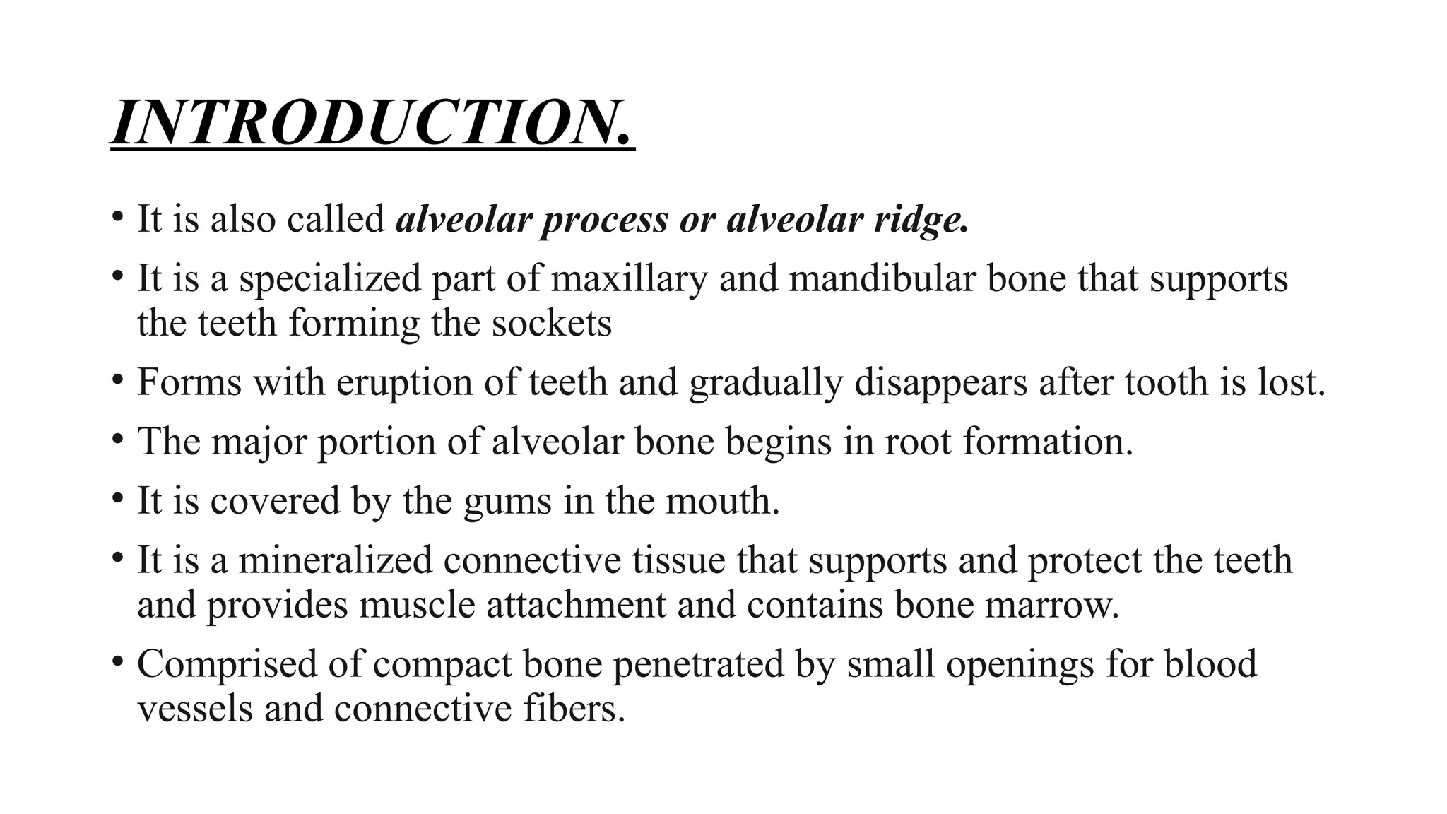 ALVEOLAR BONE.pptx. to all dental hygiene | PPTX