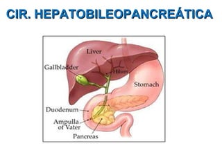 CIR. HEPATOBILEOPANCREÁTICA   