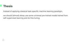 Always adopt self supervised learning | PDF