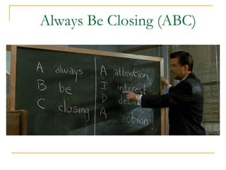 Always Be Closing (ABC)
 