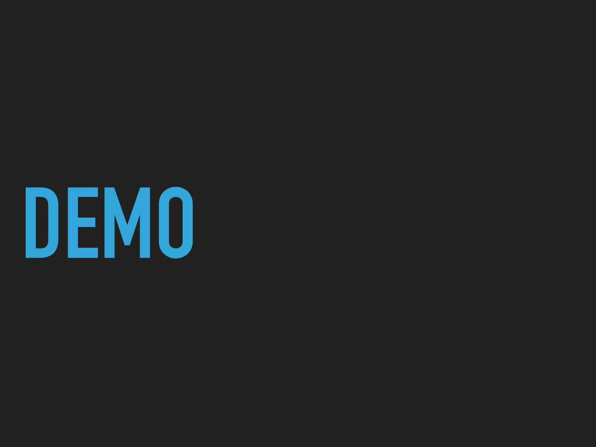 DEMO
 