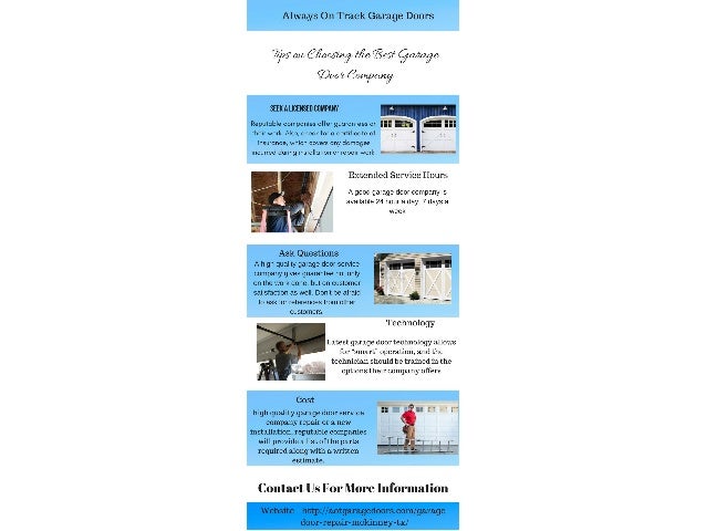 Always On Garage Doors Garage Door Spring Repair