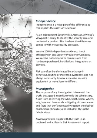 Security Risk Assessment | PDF