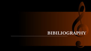 BIBILIOGRAPHY
 