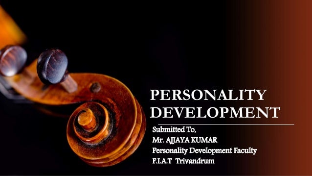 personality development assignment personality development assignment