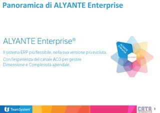 3
Panoramica di ALYANTE Enterprise
 