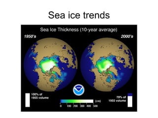 Sea ice trends 