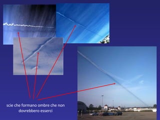 scie che formano ombre che non dovrebbero esserci 