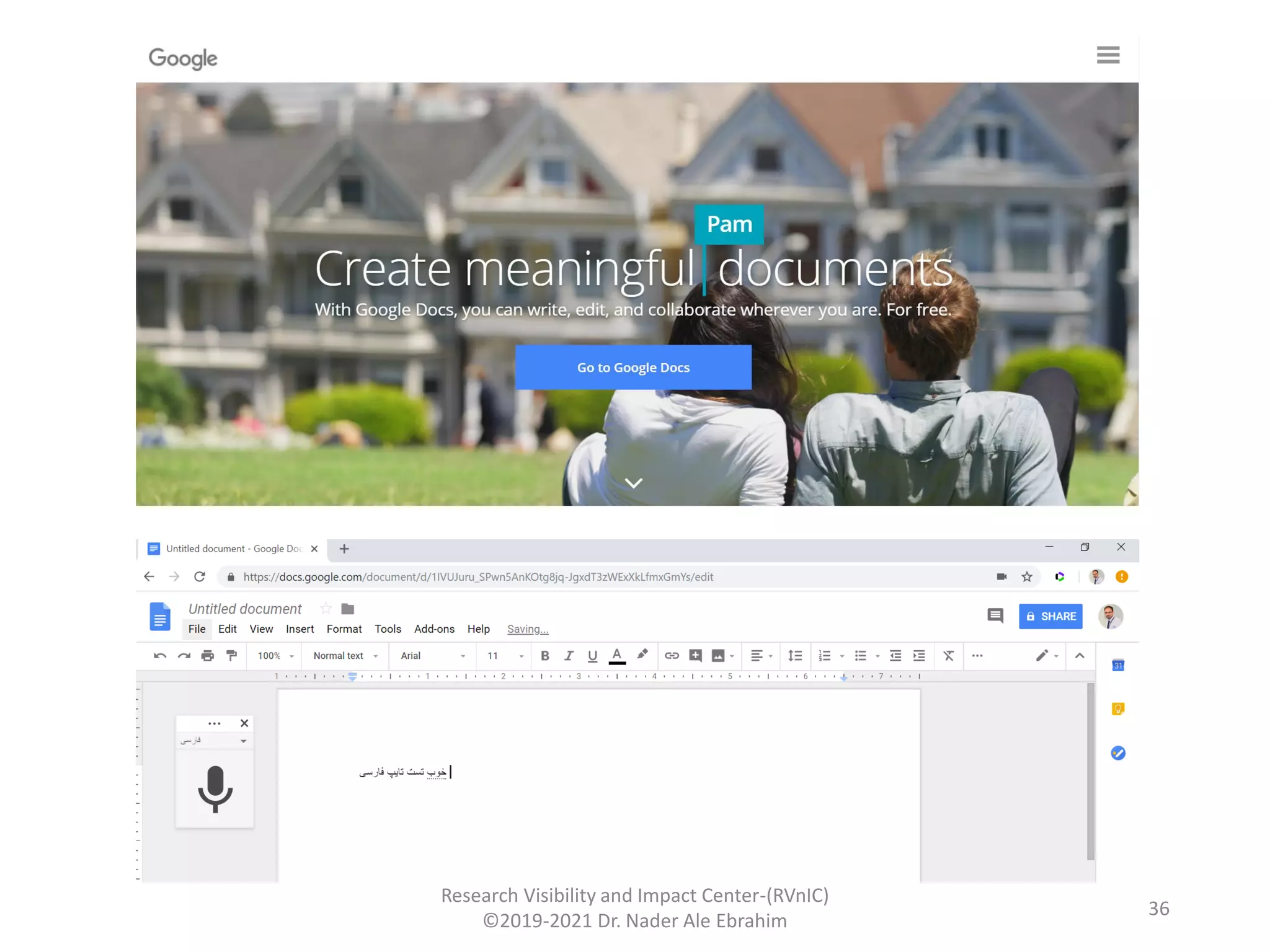 Research Visibility and Impact Center-(RVnIC)
©2019-2021 Dr. Nader Ale Ebrahim
36
 