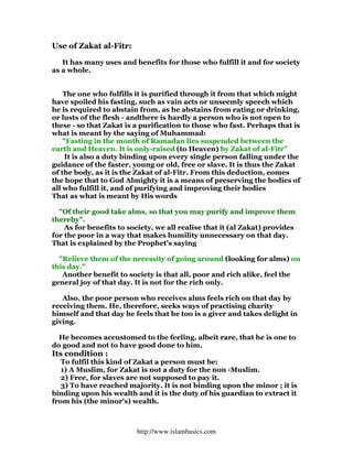 ramadan fasting uses