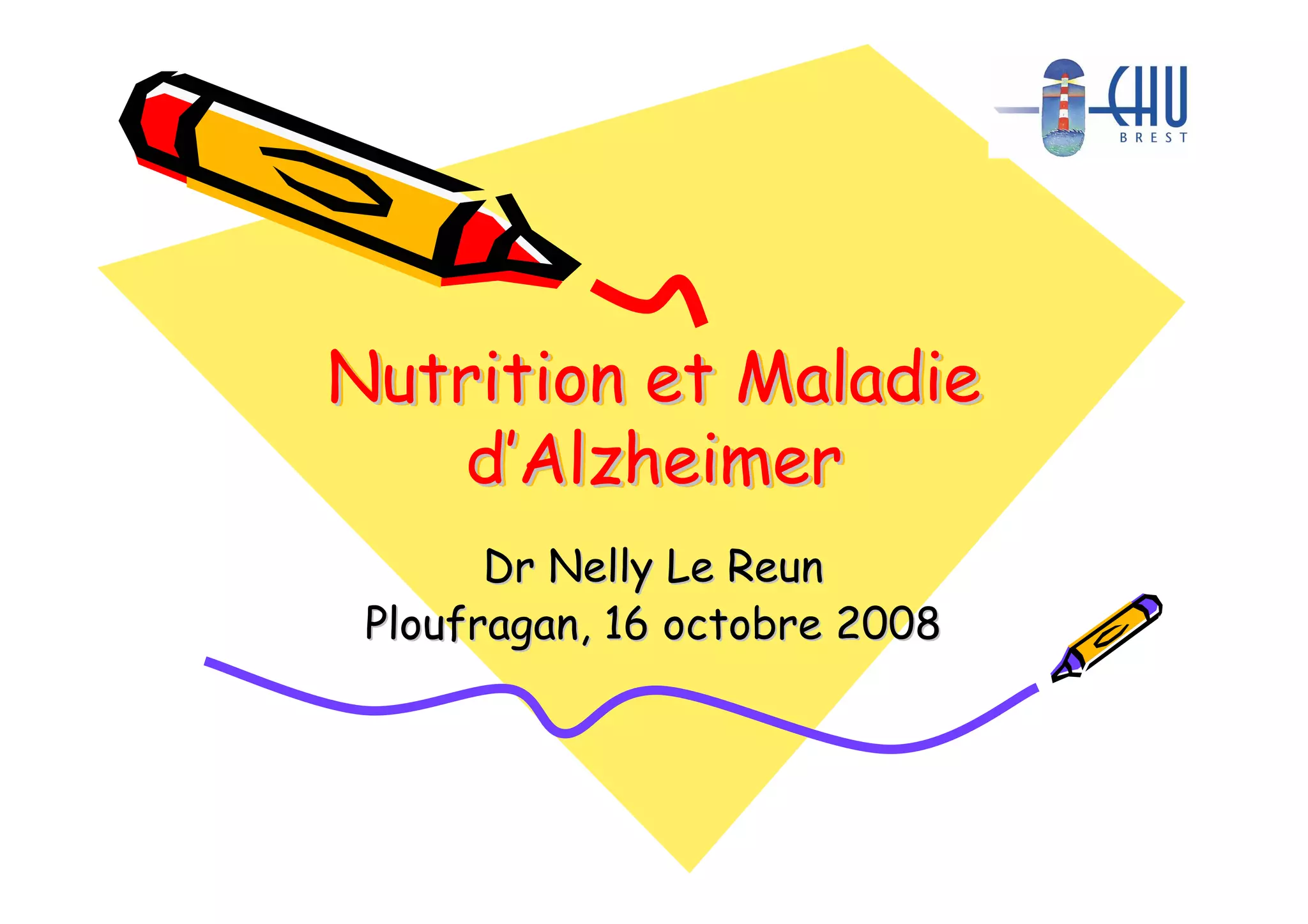 nutrition et maladie d'alzheimer