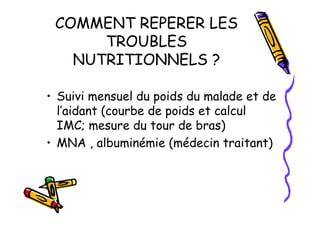 nutrition et maladie d'alzheimer