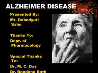 Alzheimer disease | PPT