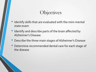 Alzheimer's Disease 