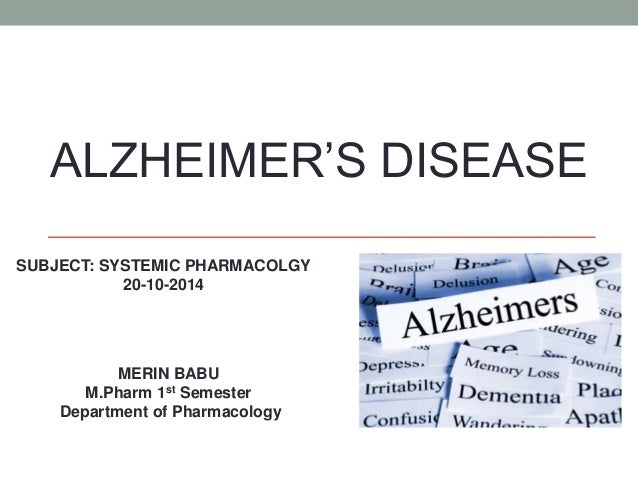alzheimers disease alzheimer s disease ppt