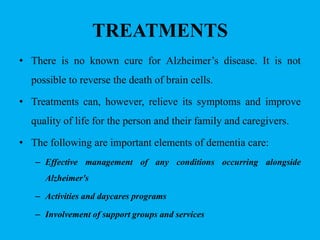 Alzheimer's disease pharmacotherapy | PPTX