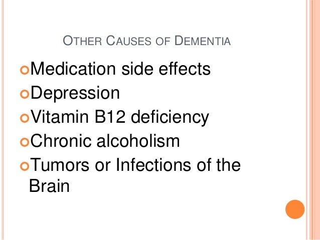 Detrol Side Effects Dementia