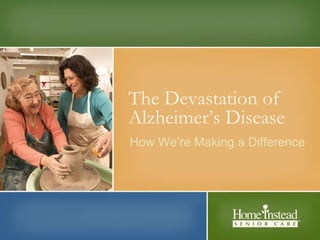 The Devastation of Alzheimer’s Disease How We’re Making a Difference 
