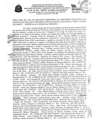 Plano Gestão EE Profa Alzira Salomão