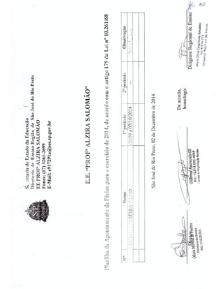 Plano Gestão EE Profa Alzira Salomão